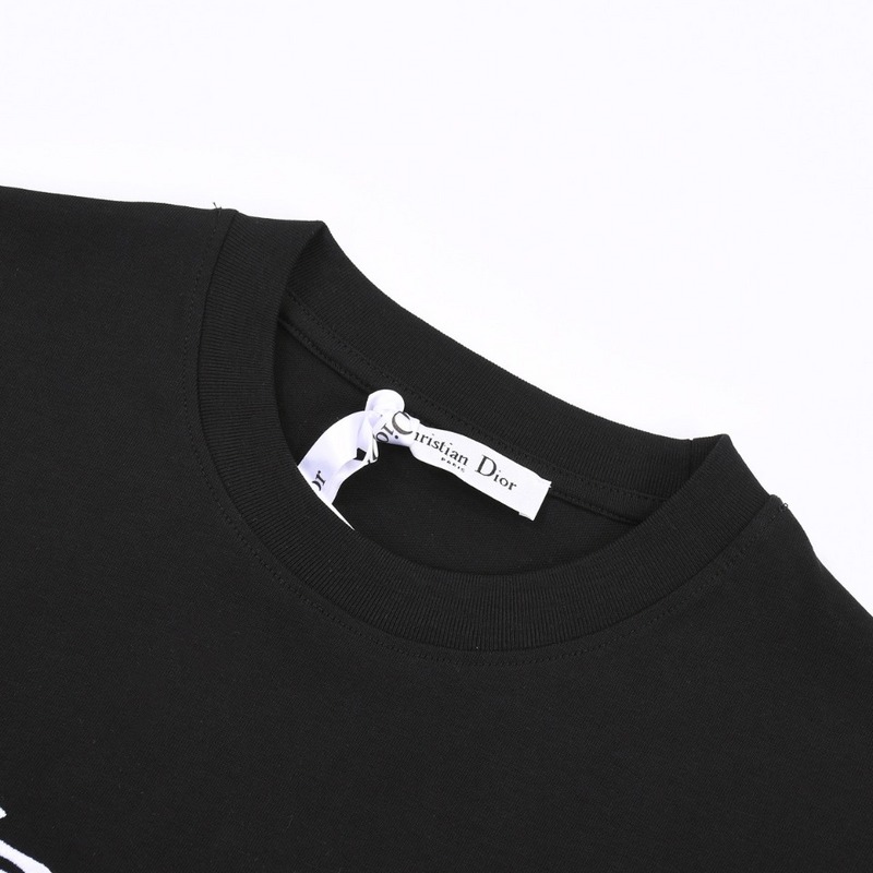 Футболка Dior Incomprehensible Inscription "Black" фото № 7