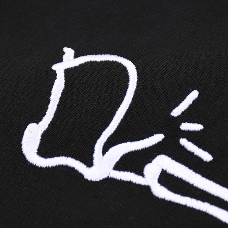 Футболка Dior Incomprehensible Inscription "Black" фото № 6