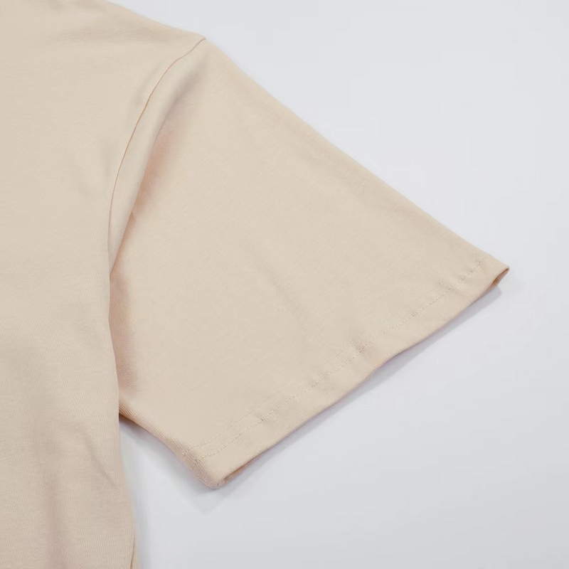 Футболка Dior Logo With A Flower "Beige" фото № 7