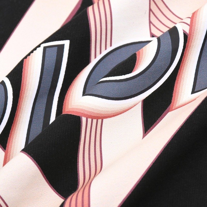 Футболка Dior With The Brand Abbreviation "Black" фото № 8