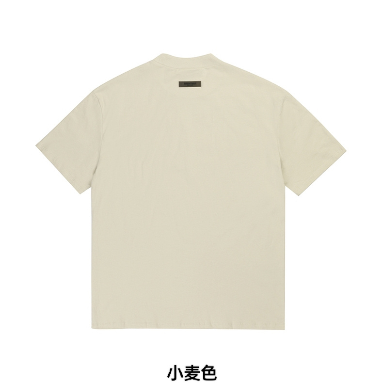 Футболка Fear Of God Logo And Number 77 "Cream" фото № 3