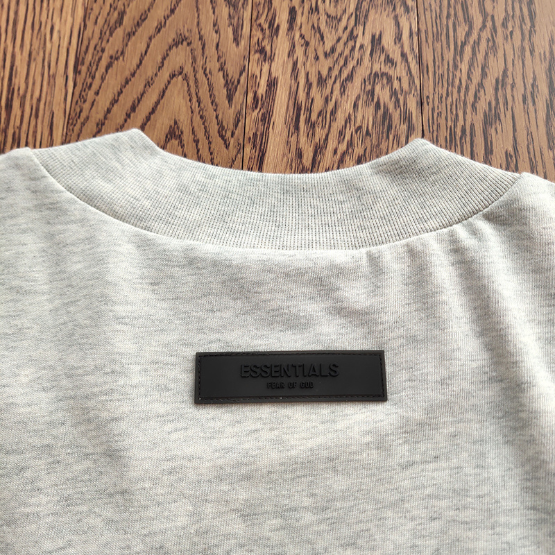 Футболка Fear Of God Stylish With A Logo "White/Gray" фото № 5