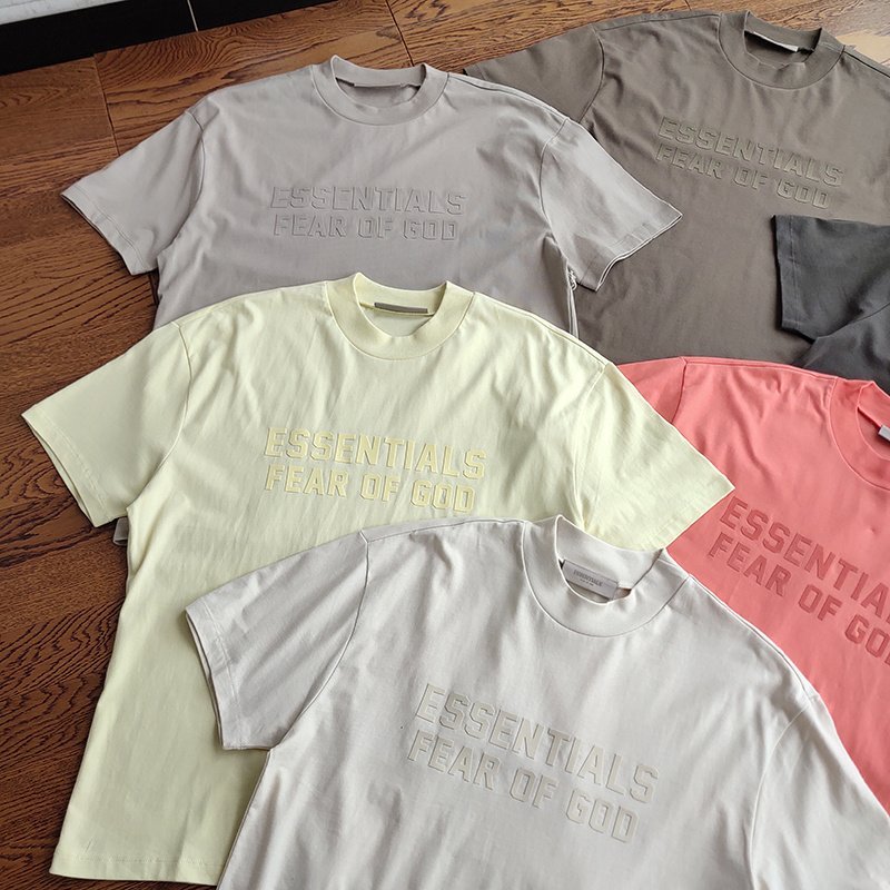 Футболка Fear Of God In Text Style "White" фото № 3