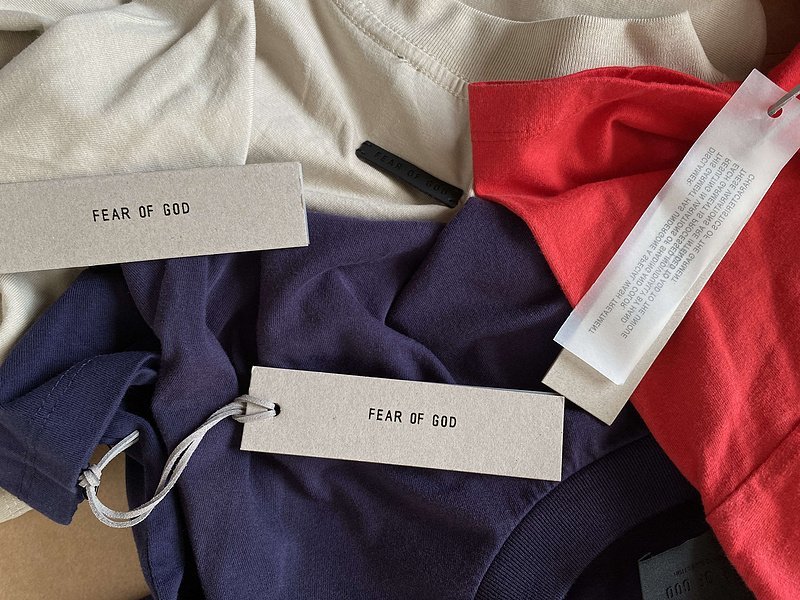 Футболка Fear Of God Number Seven With Patch "Eggplant" фото № 3