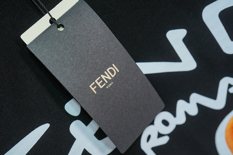 Футболка Fendi Summer Print "Black" фото № 8
