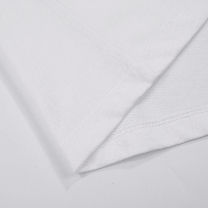 Футболка Fendi With Rhinestone Emblem "White" фото № 4