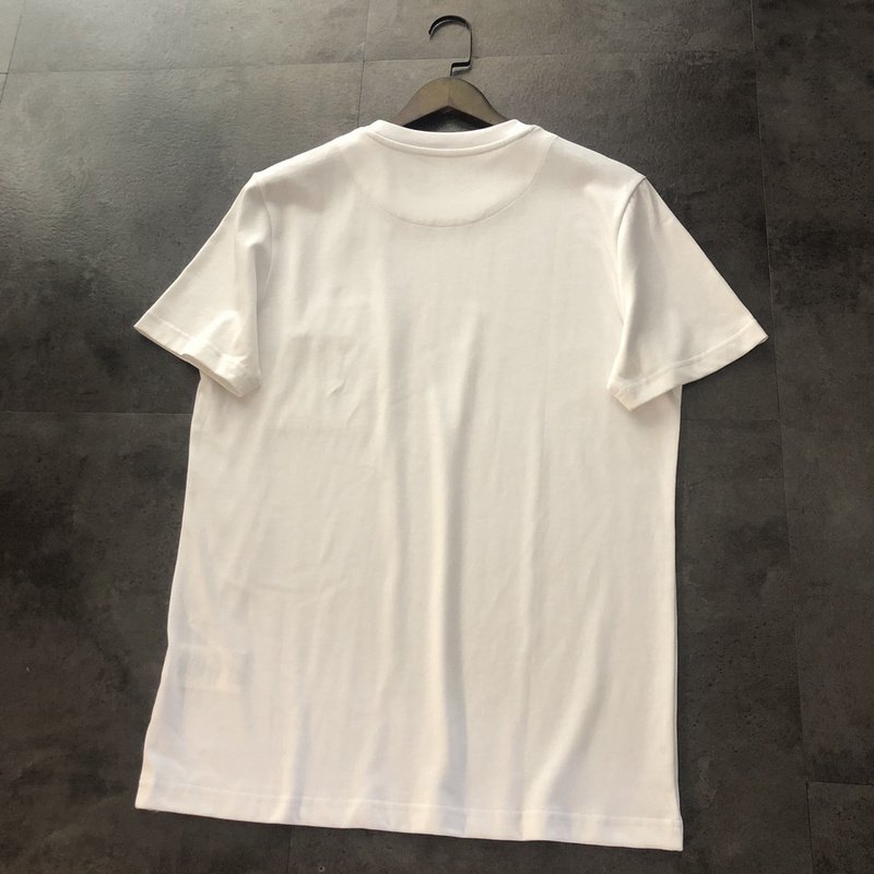 Футболка Fendi Cotton With Unique Pocket "White" фото № 8