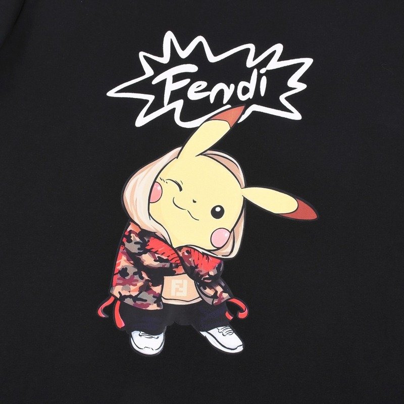 Футболка Fendi Pikachu "Black" фото № 8