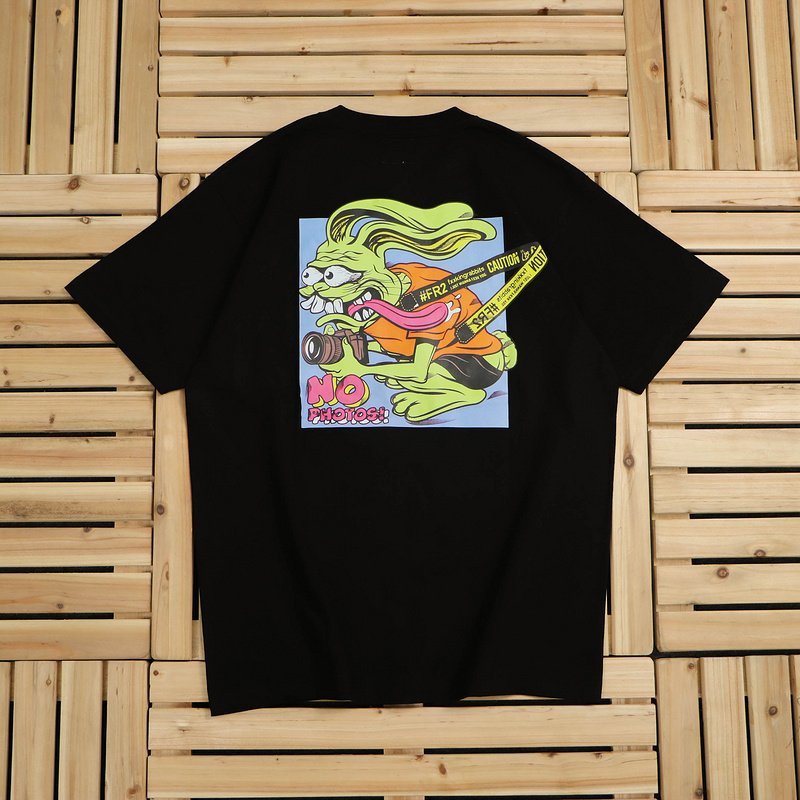 Футболка FR2 Zombi Rabbit "No Problem" "Black" фото № 2