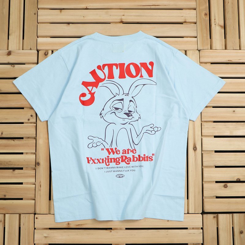 Футболка FR2 Smiling Rabbit "Blue" фото № 2