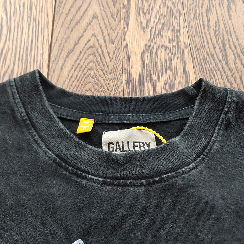 Футболка Gallery Dept Face "Black" фото № 7