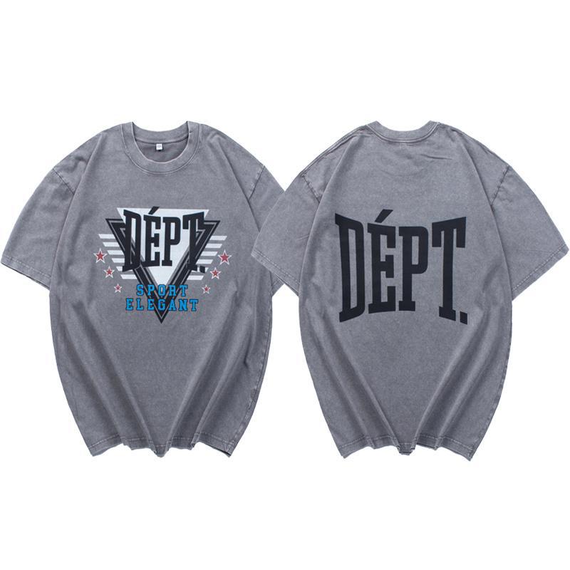 Футболка Gallery Dept. Dept Logo "Grey" фото № 7