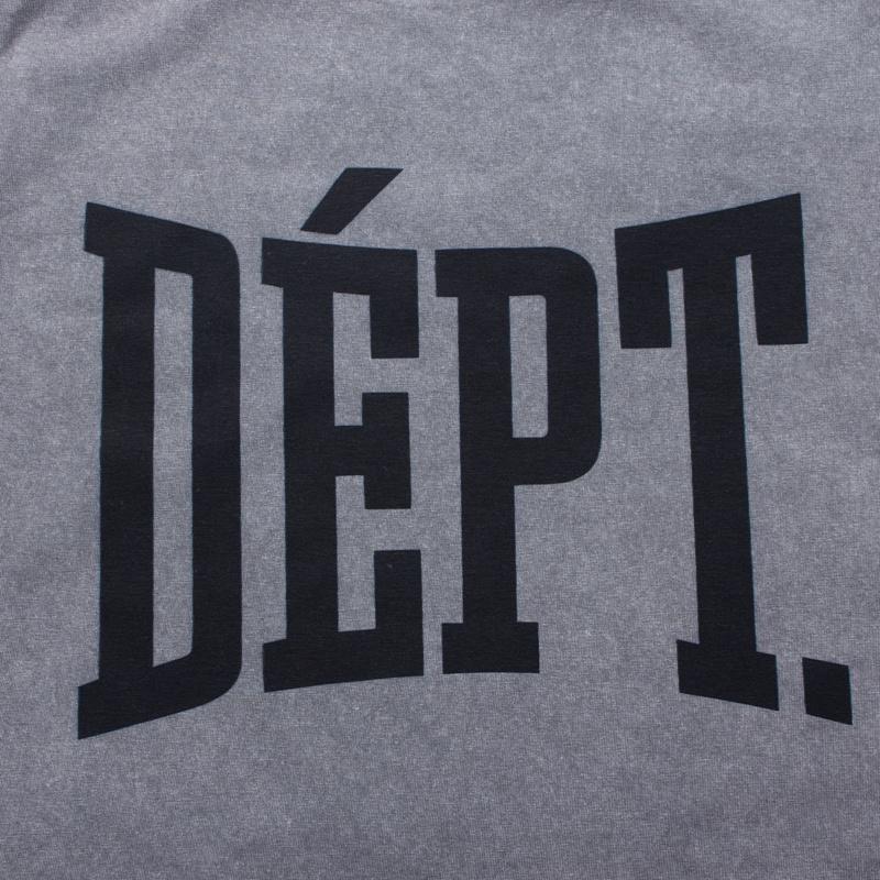 Футболка Gallery Dept. Dept Logo "Grey" фото № 4