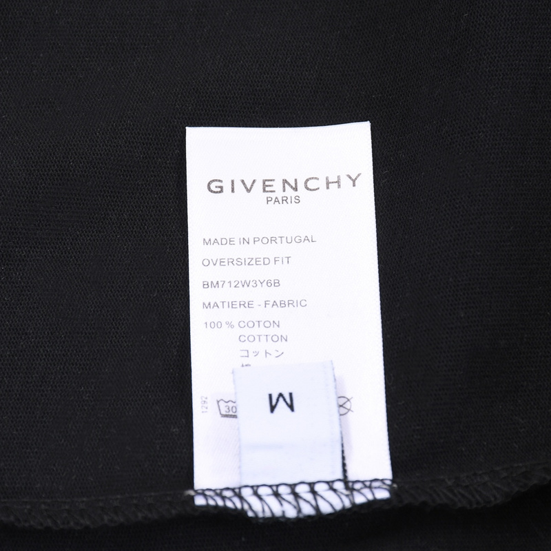 Футболка Givenchy Big Red Logo "Black" фото № 8
