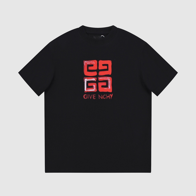 Футболка Givenchy Big Red Logo "Black" фото № 7