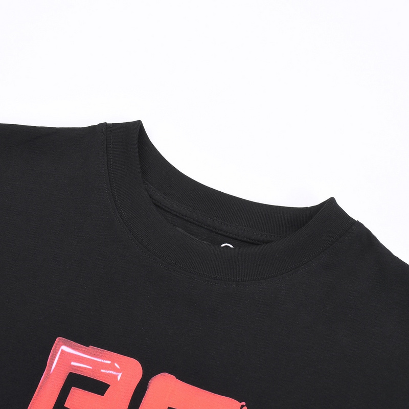 Футболка Givenchy Big Red Logo "Black" фото № 6