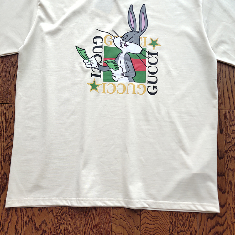 Футболка Gucci Rich Rabbit "White" фото № 3