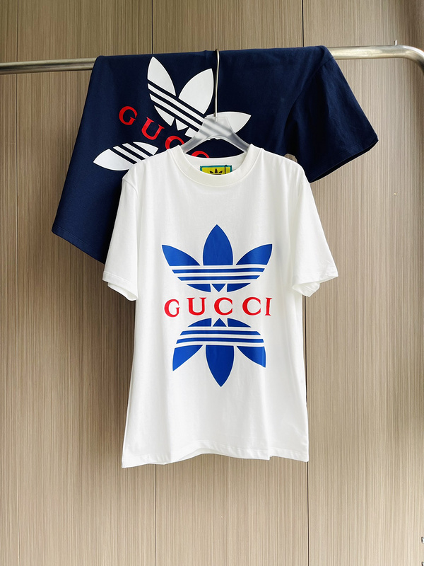 Футболка Gucci X Adidas Reflection "White" фото № 5