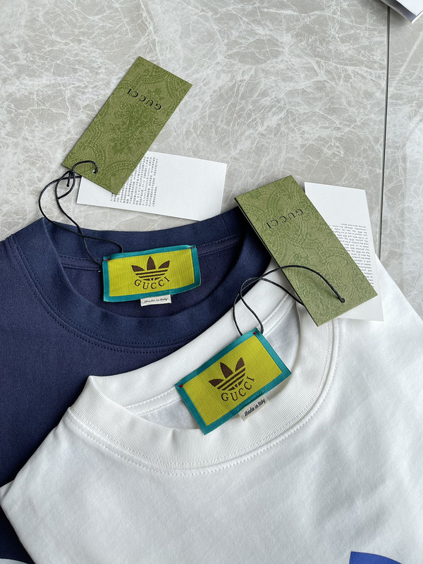 Футболка Gucci X Adidas Reflection "White" фото № 6