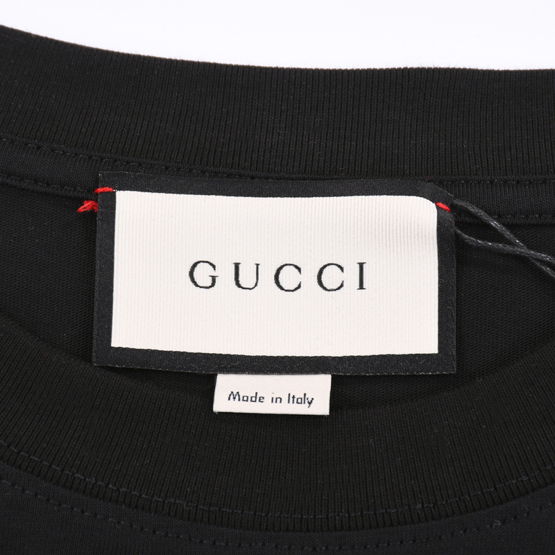 Футболка Gucci Logo In The Heart "Black" фото № 4