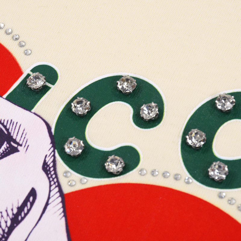 Футболка Gucci Beautiful Rabbit - Love "Beige" фото № 5