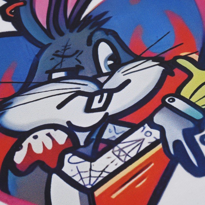 Футболка Gucci Pirate Rabbit "White" фото № 5