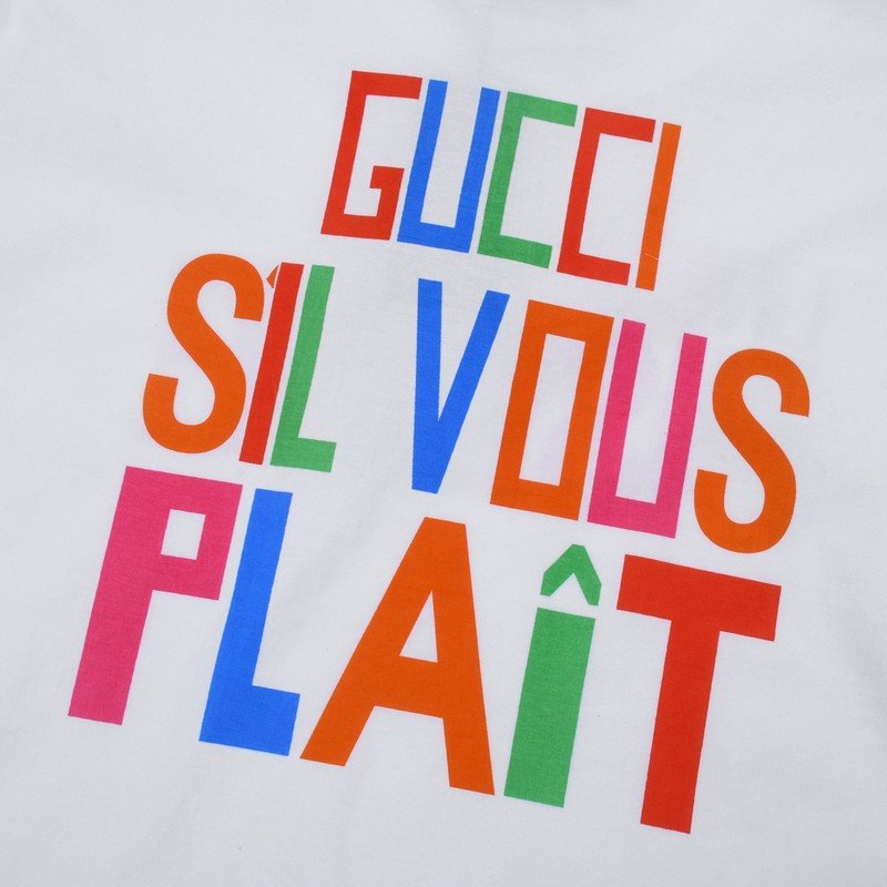 Футболка Gucci Line Piscine "White" фото № 2