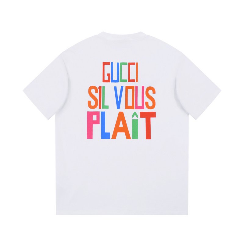 Футболка Gucci Line Piscine "White" фото № 8