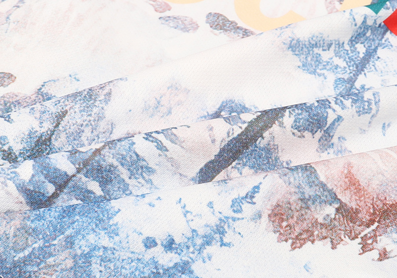 Футболка Gucci X The North Face Big Logo "White/Blue" фото № 6