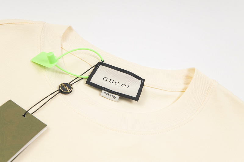 Футболка Gucci Green Dragons "Beige" фото № 4