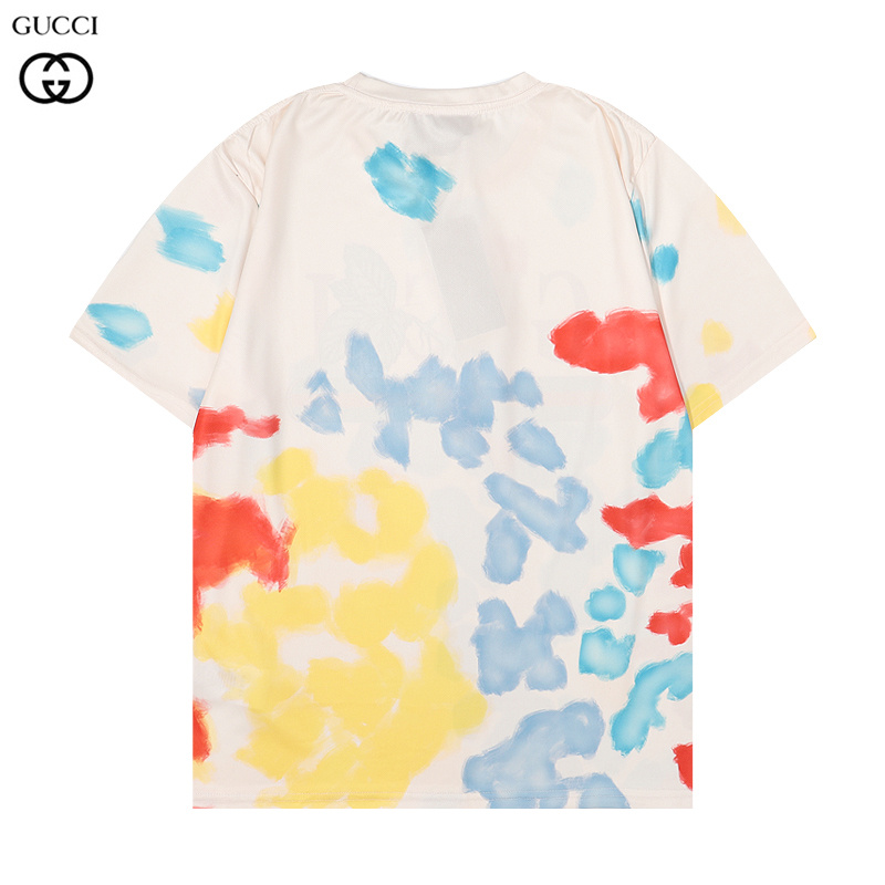 Футболка Gucci Berry Print "White/Blue" фото № 7