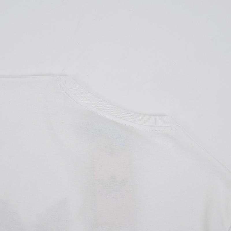 Футболка Gucci X Adidas Logo In The Center "White" фото № 7