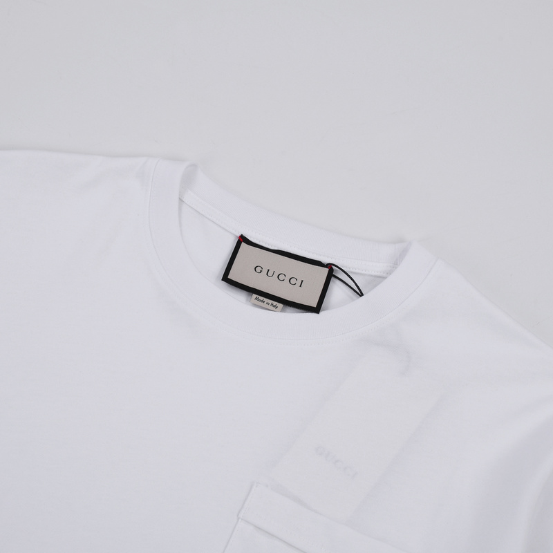 Футболка Gucci Embroidery Flower In A Pot "White" фото № 2