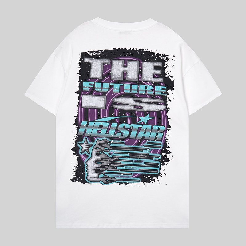 Футболка Hellstar Men With Sunglasses "White" фото № 2