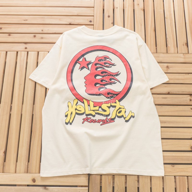 Футболка Hellstar Planet In Headphones "White" фото № 2