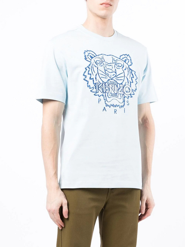 Футболка KENZO Tiger "Grey/Blue" фото № 6