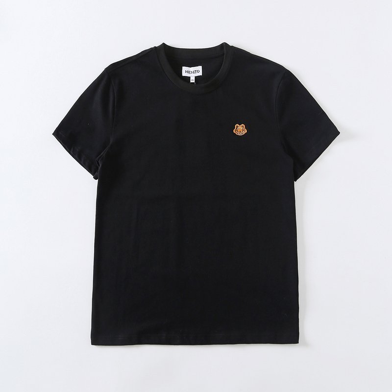 Футболка Kenzo With An Animal Emblem "Black" фото № 2