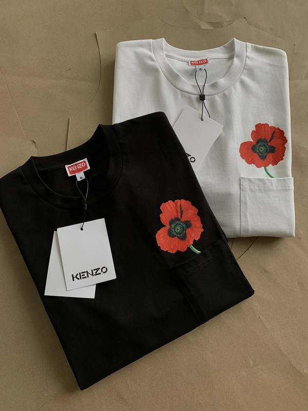 Футболка Kenzo Chest Poppy "Black" фото № 4