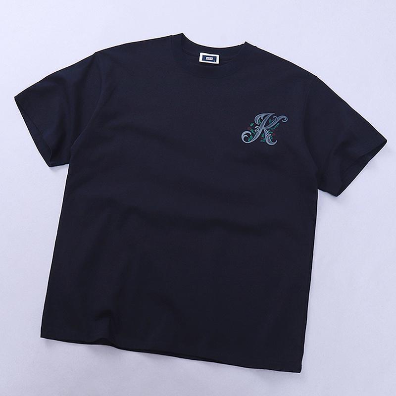 Футболка Kith Floral K "Black" фото № 2
