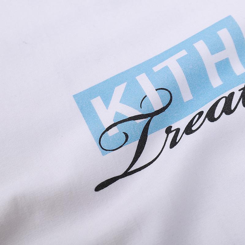 Футболка Kith Logo Treats Blue "White" фото № 6