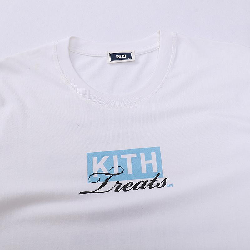 Футболка Kith Logo Treats Blue "White" фото № 3