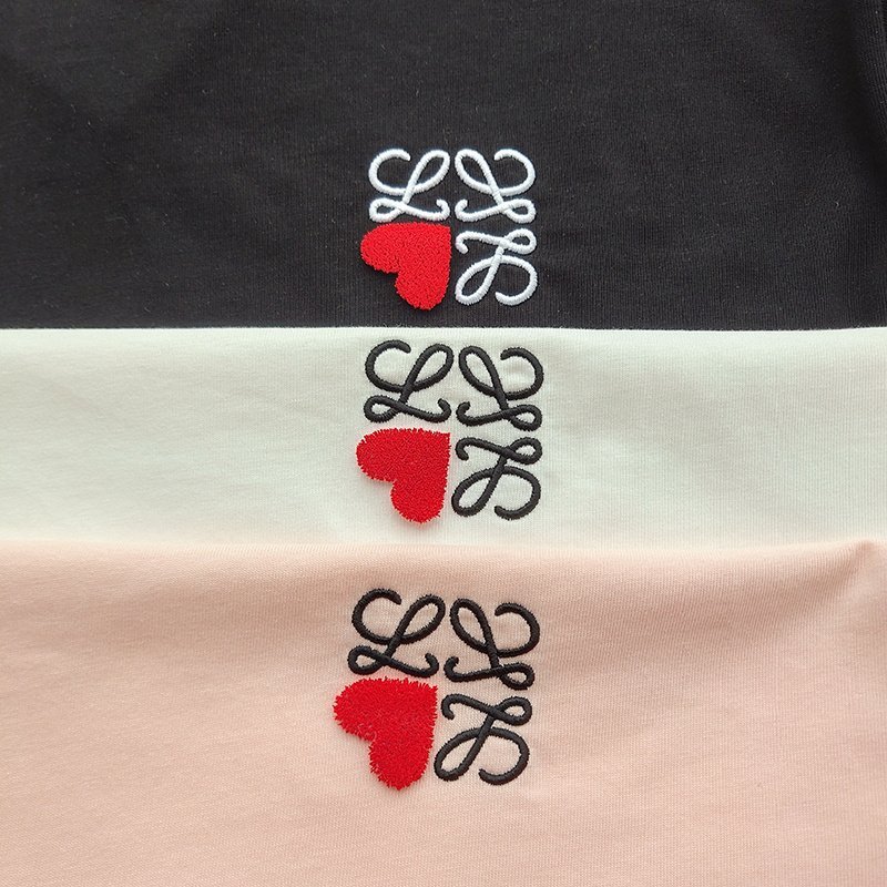 Футболка Loewe Soft Heart Logo "Pink" фото № 4