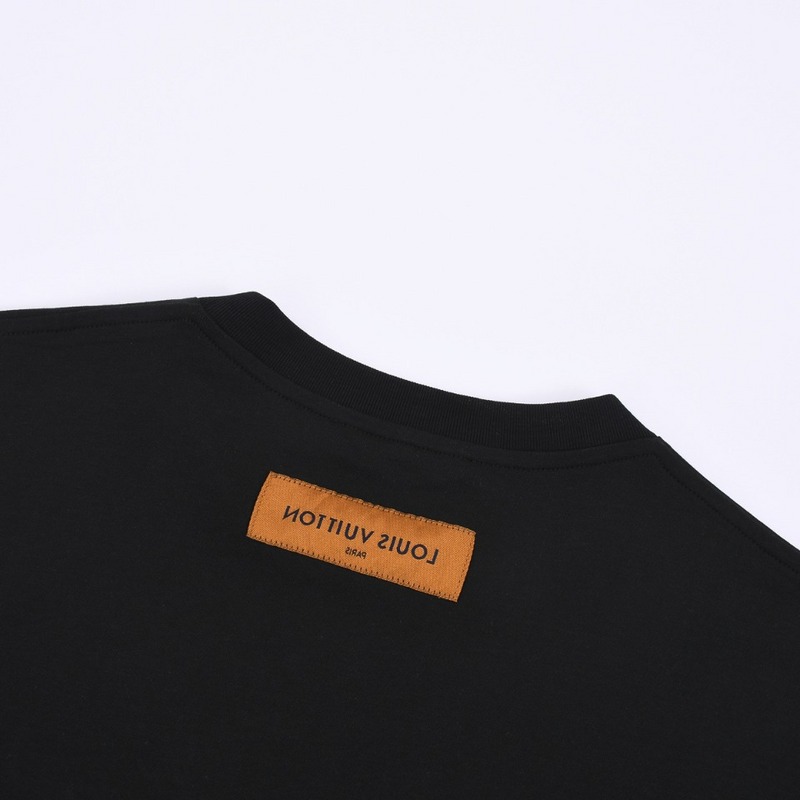 Футболка Louis Vuitton Rainbow Color Logo "Black" фото № 7