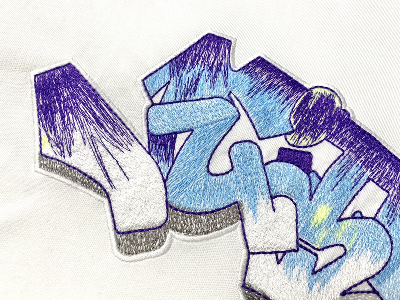 Футболка Louis Vuitton Graffiti "White" фото № 6