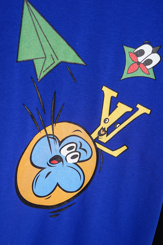 Футболка Louis Vuitton The Plane That Flew Away "Blue" фото № 8