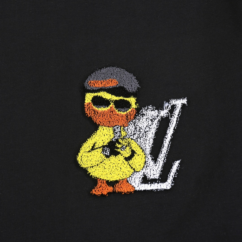 Футболка Louis Vuitton With The Emblem Of Cool Duck "Black" фото № 4