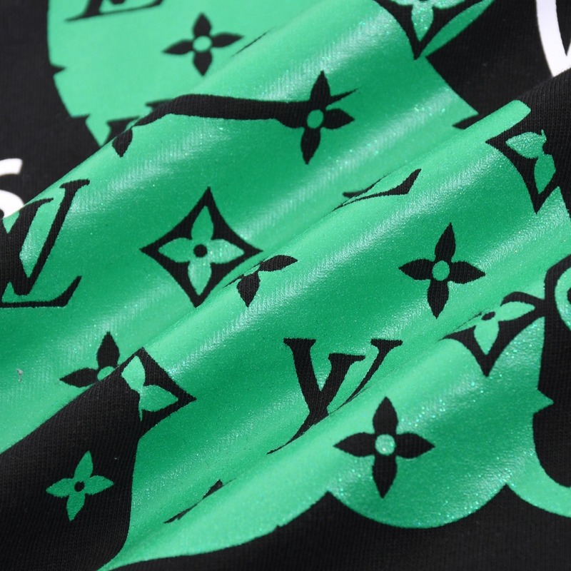Футболка Louis Vuitton With Branded Print Of Green Toy "Black" фото № 6
