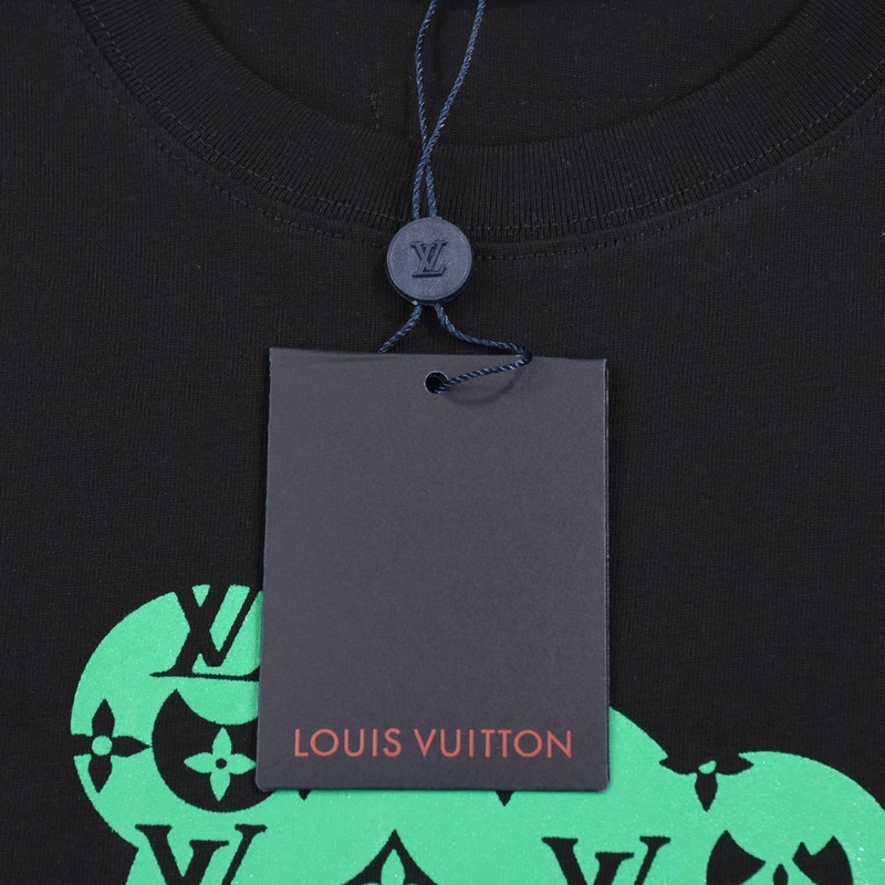 Футболка Louis Vuitton With Branded Print Of Green Toy "Black" фото № 7