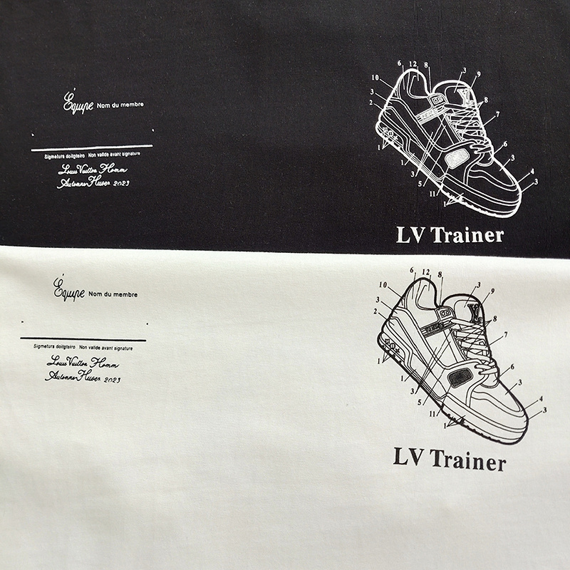 Футболка Louis Vuitton Description Of The Sneaker "Black" фото № 6
