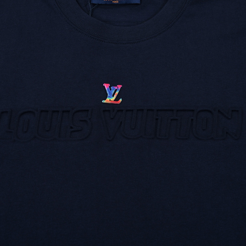 Футболка Louis Vuitton Bright Logo "Blue" фото № 4